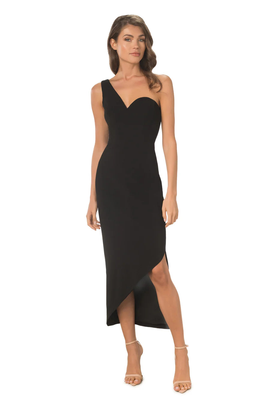 Magnolia One Shoulder Midi Dress