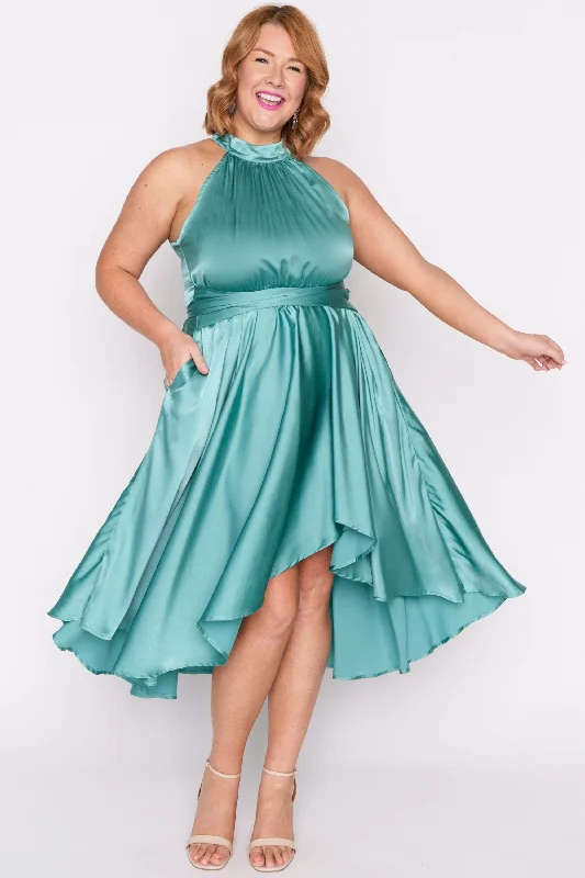 Oceania Wasabi Green Party Dress