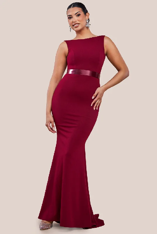 Saint A Eris Bridesmaid Maxi Fishtail Dress